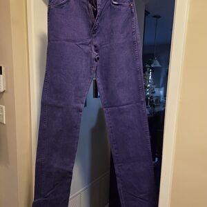Wrangler Purple Straight Leg Women's Jeans